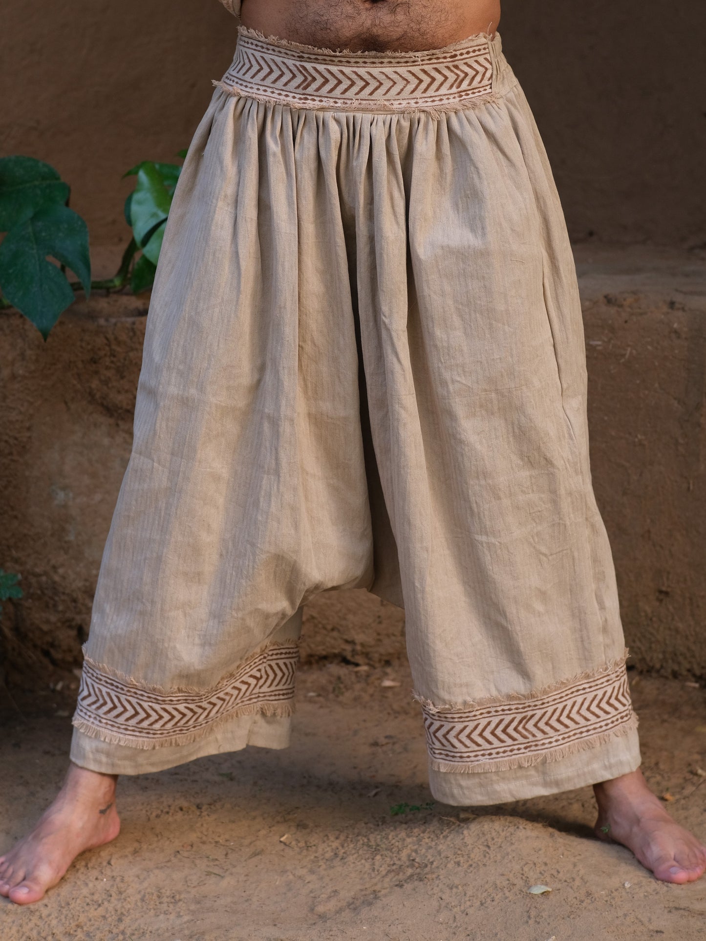 Yogi Plazo Pants - Biege