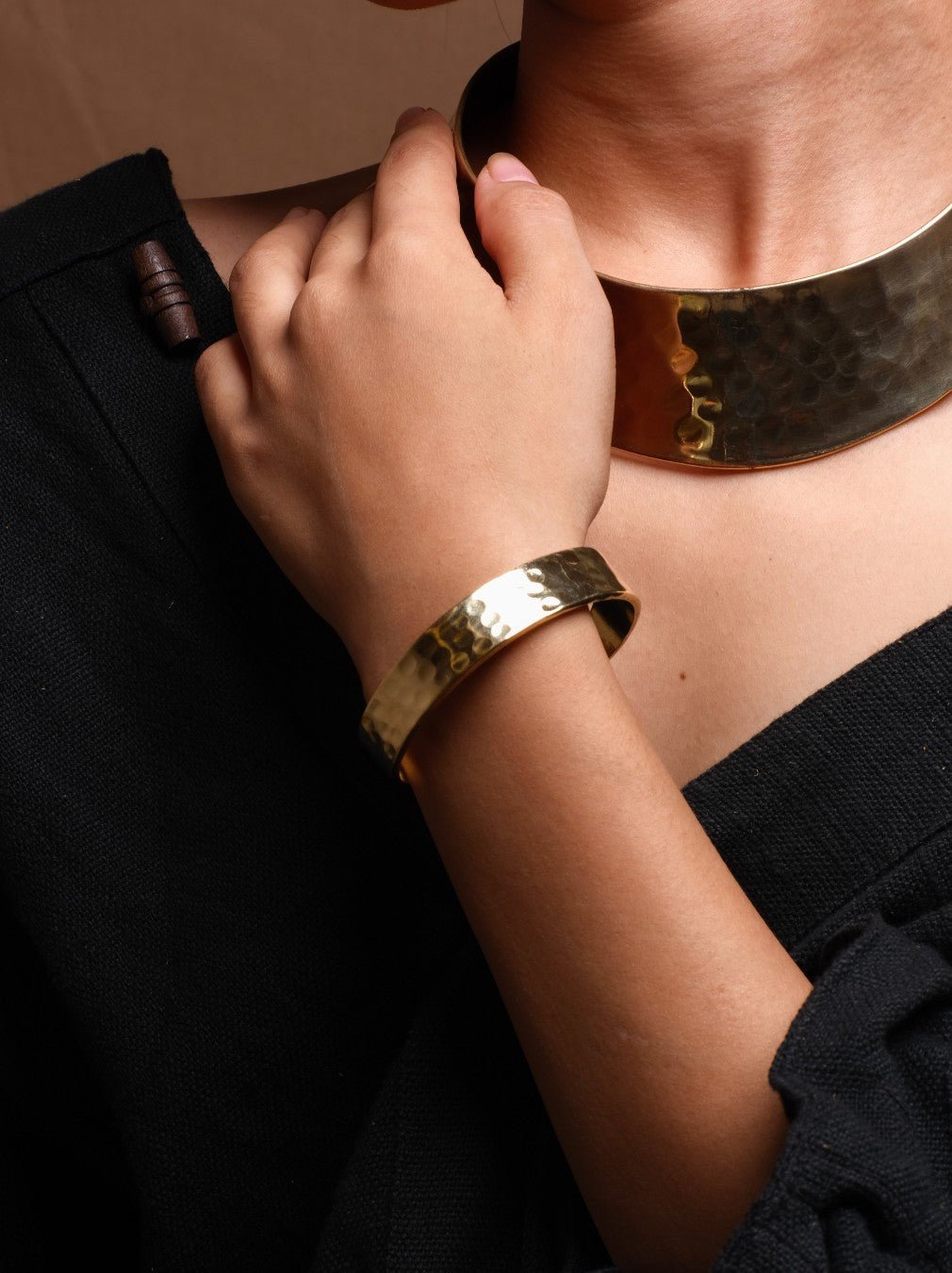 Auric Bracelet - Brass Gold