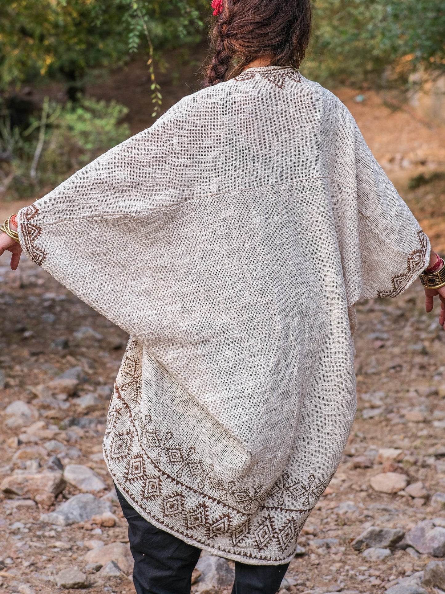 Lily and Lotus Festival Cape - Natural