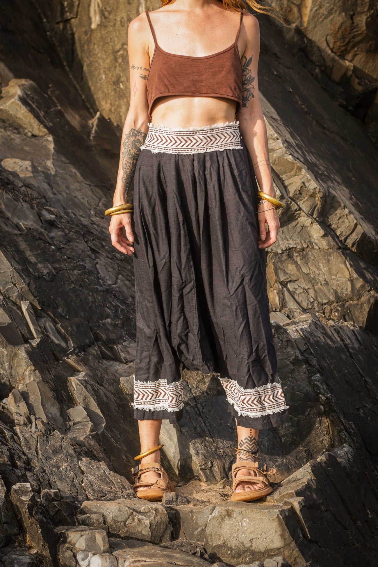 Yogi Plazo Pants - Black