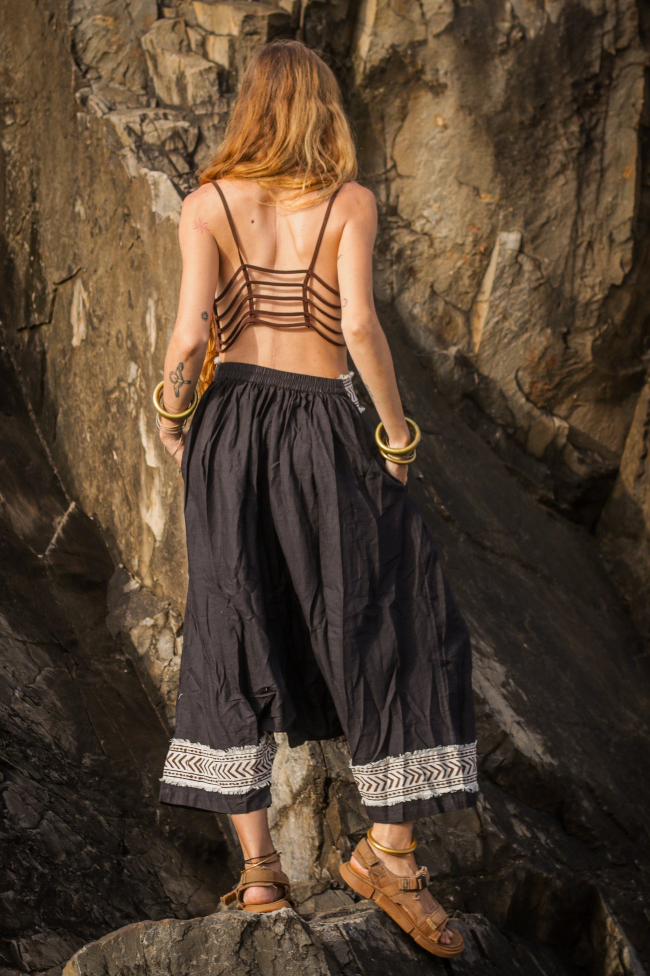 Yogi Plazo Pants - Black