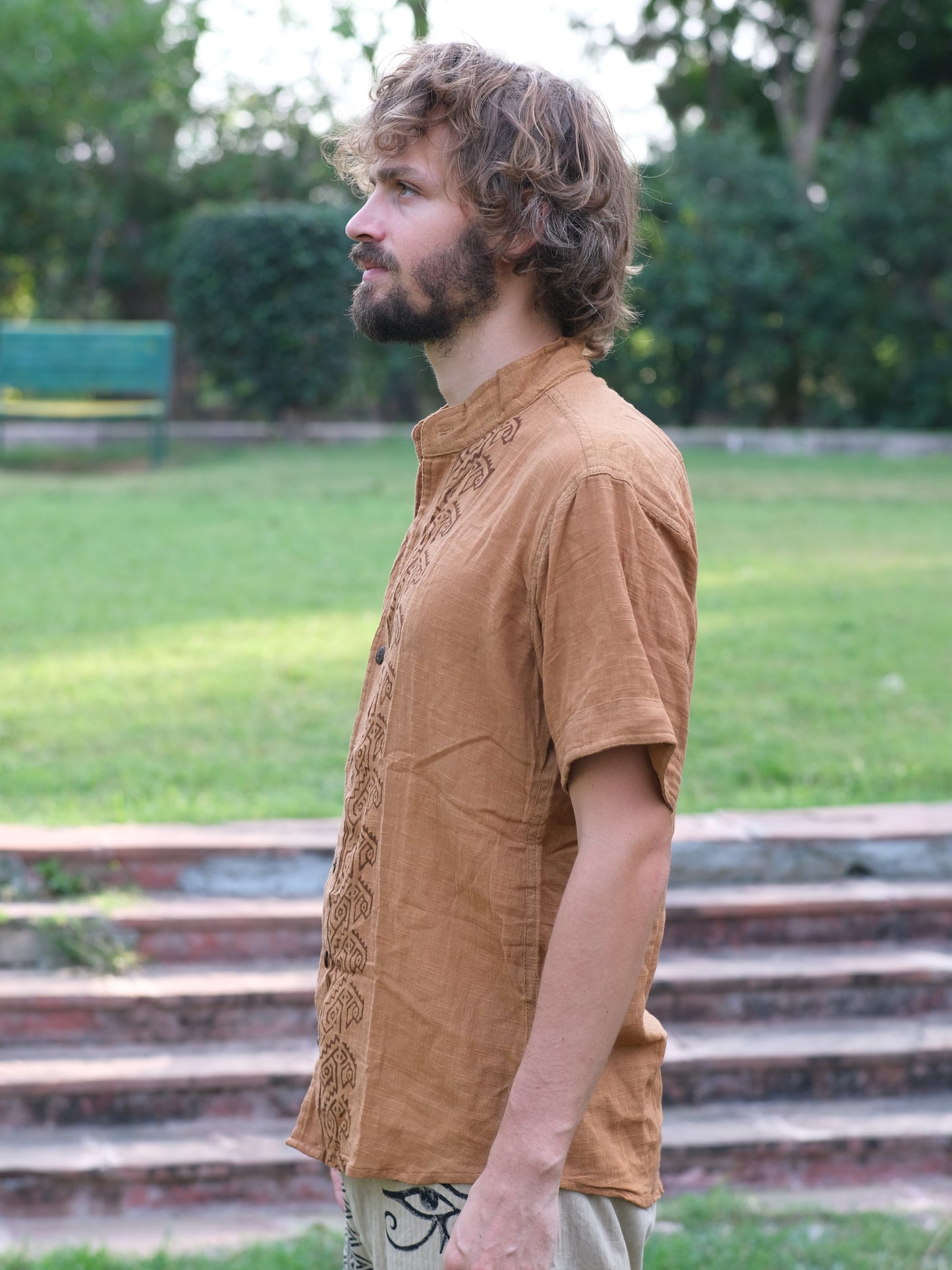 Divit Shirt - Cinnamon Brown